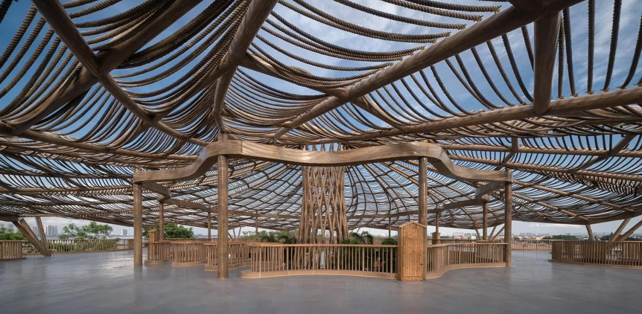 BIM Architecture | Gulao Water Town Cultural Ecological Tourism Resort Guest Center/Shenzhen Huahui Design