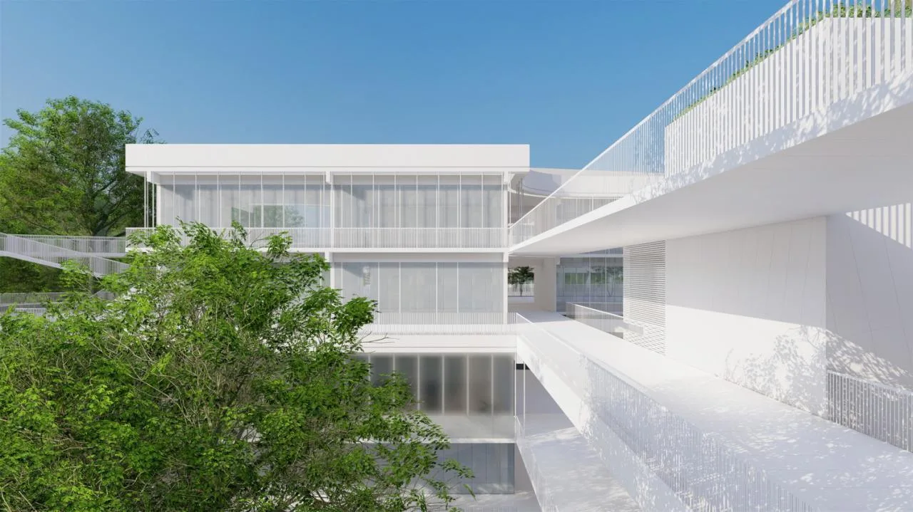 BIM Architecture | Mountain School: Shenzhen No.33 Senior High School (Bid Candidate)/Shanghai Huadu Architectural Planning and Design Co., Ltd