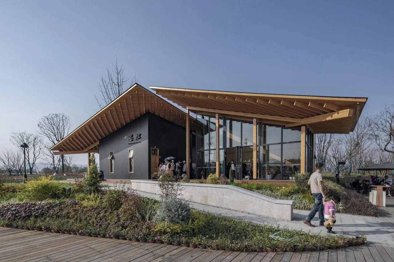 BIM Architecture | Fuyang Yangpi Lake Wetland Reception Center/Jianlin Architectural Design Firm