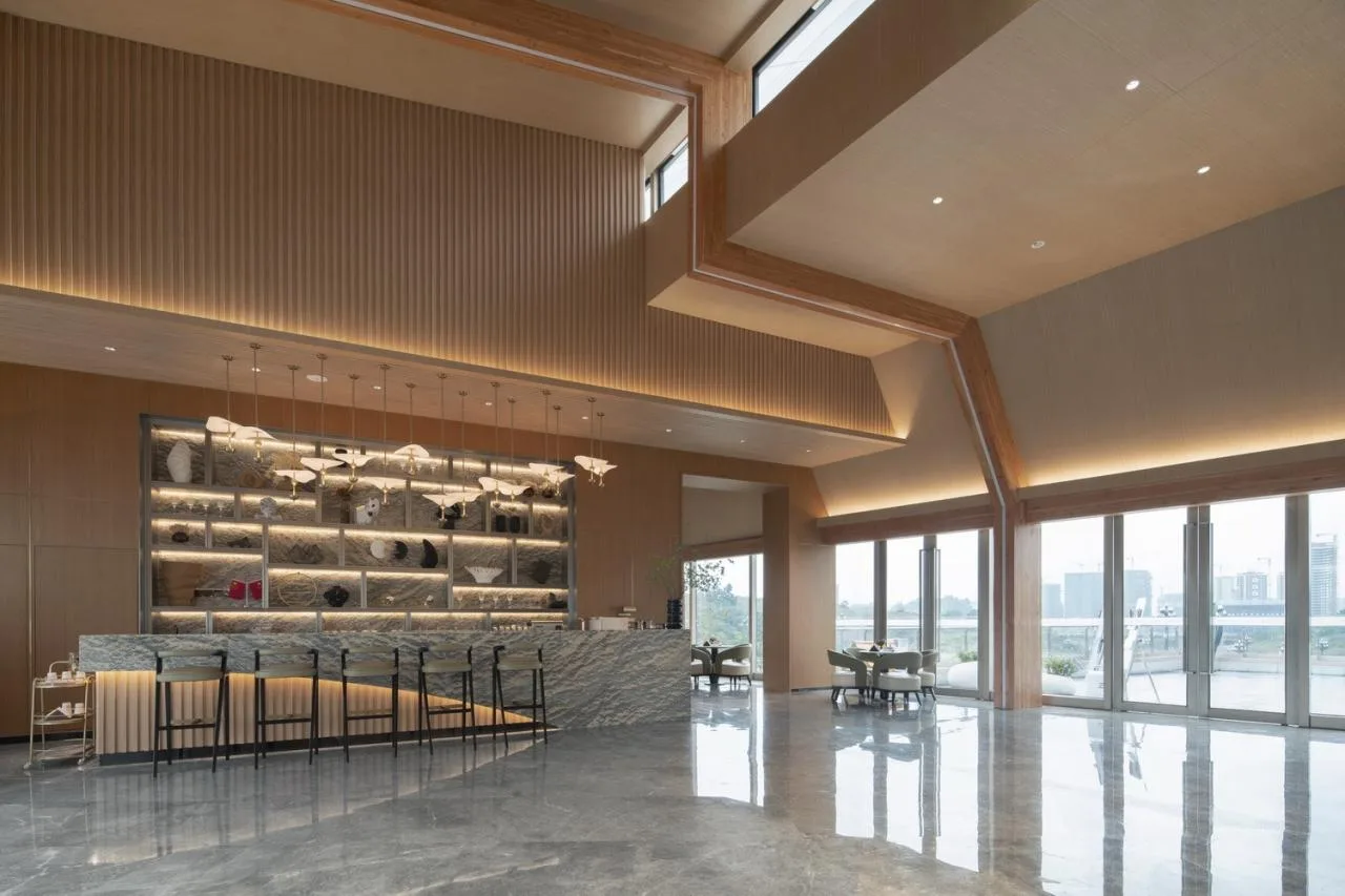BIM Architecture | Integrated Design of Wooden Construction | Yibin Bai Lan Aesthetics Museum: How does architecture grow on the ground?