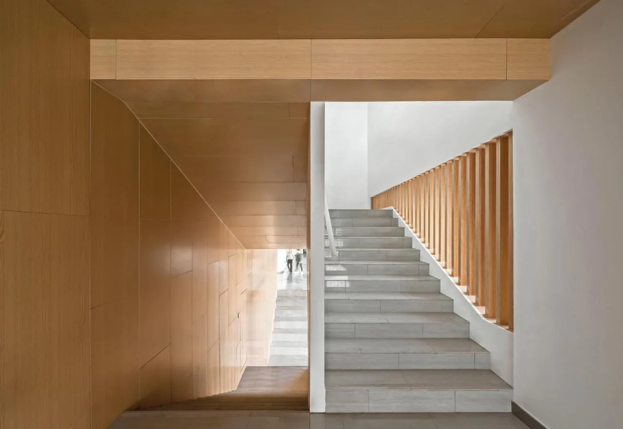 BIM Architecture | Bridge Teaching Building - Yancheng Foreign Language School Innovation Center/General Architecture