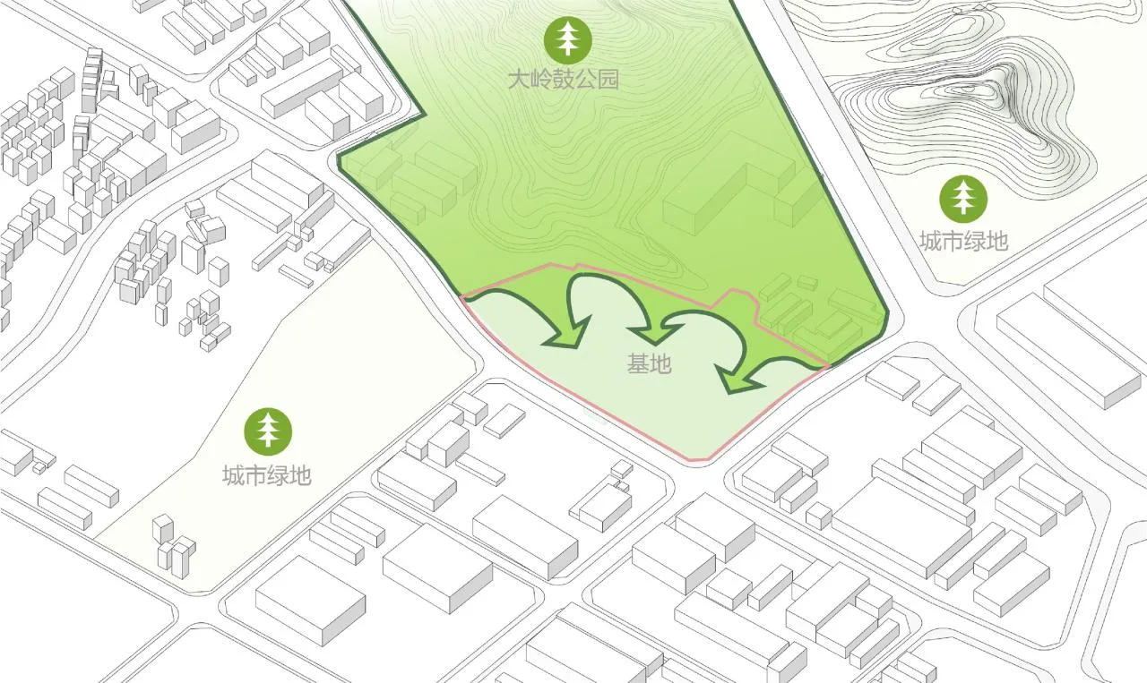 BIM Architecture | Mountain School: Shenzhen No.33 Senior High School (Bid Candidate)/Shanghai Huadu Architectural Planning and Design Co., Ltd
