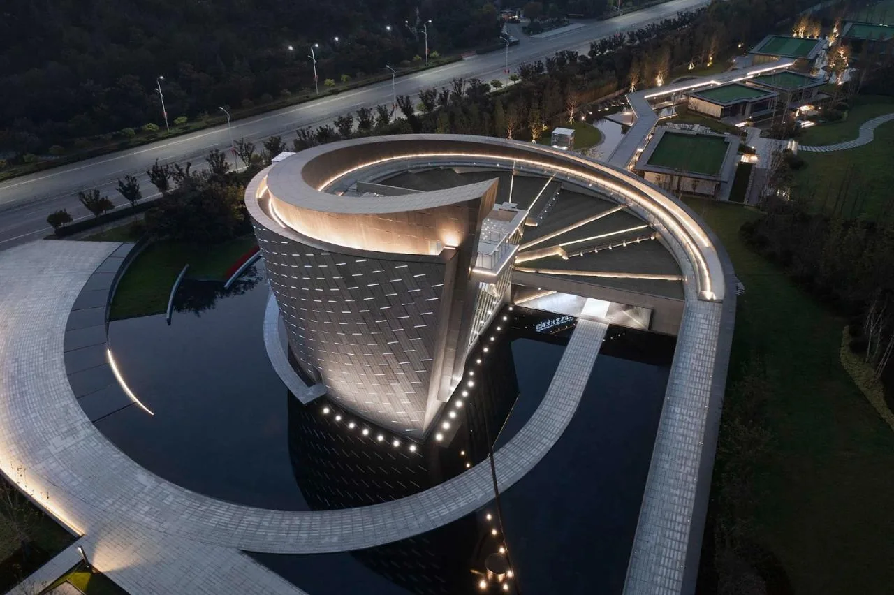 BIM Architecture | Jining Canal Culture and Art Center/Architectural Landscape Design