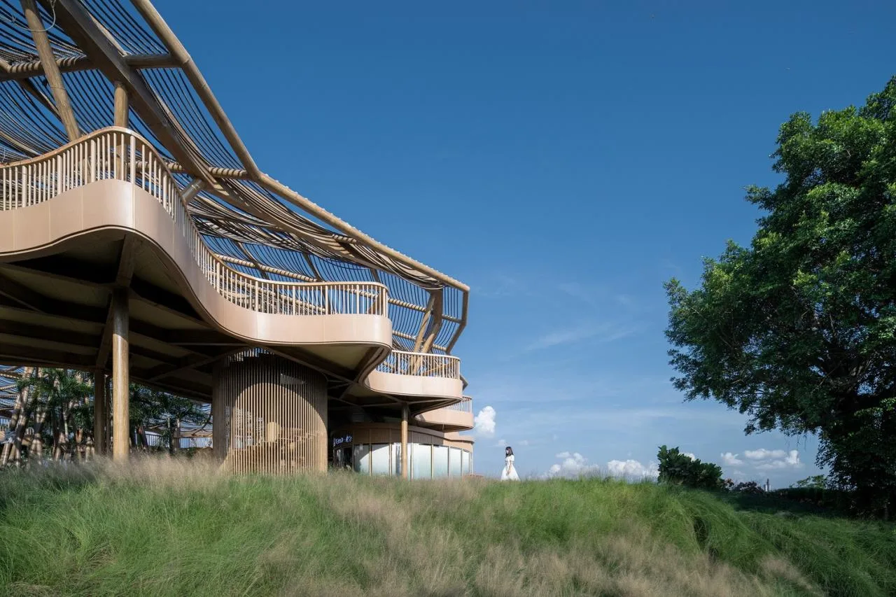 BIM Architecture | Gulao Water Town Cultural Ecological Tourism Resort Guest Center/Shenzhen Huahui Design