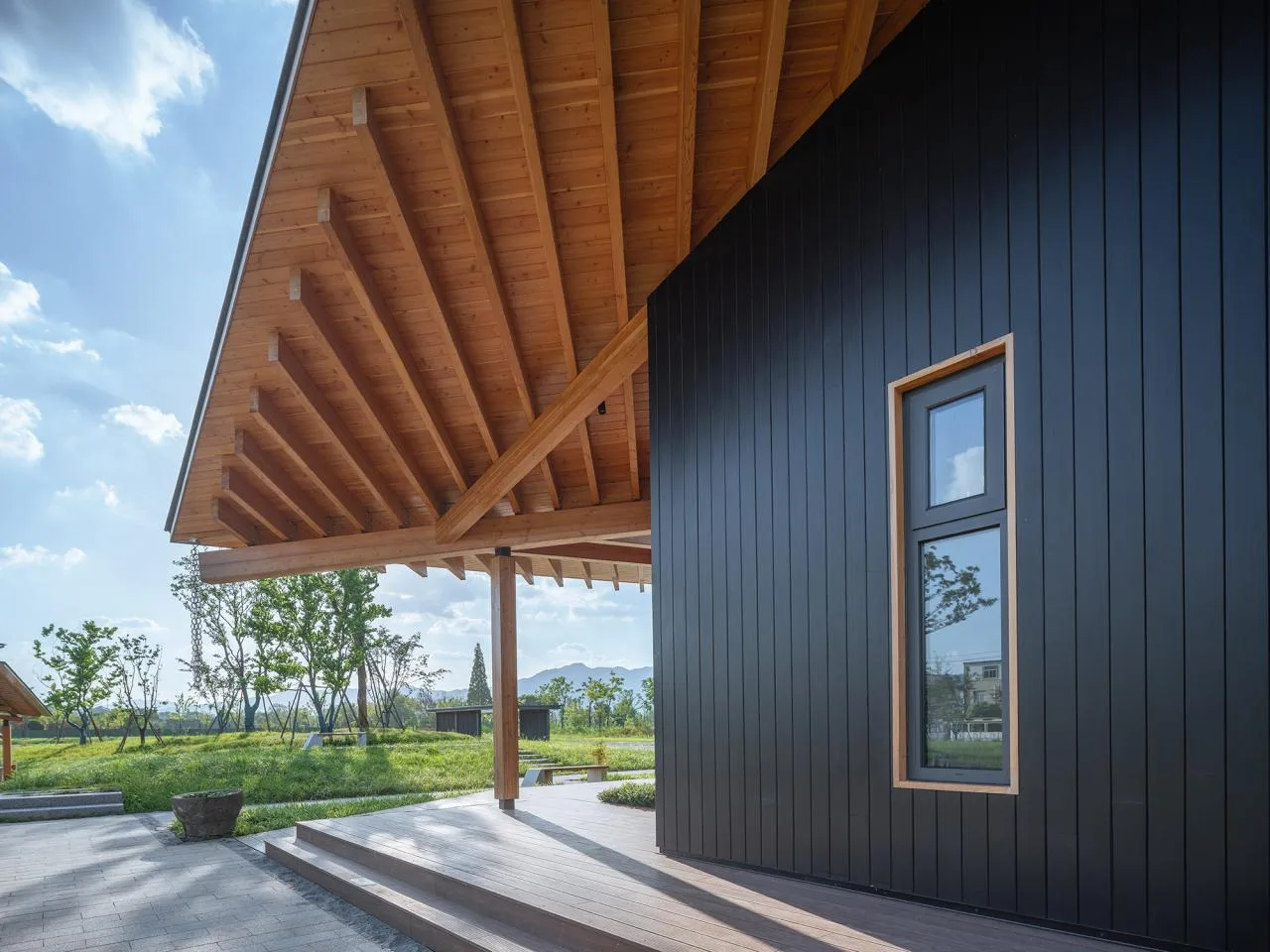 BIM Architecture | Fuyang Yangpi Lake Wetland Reception Center/Jianlin Architectural Design Firm