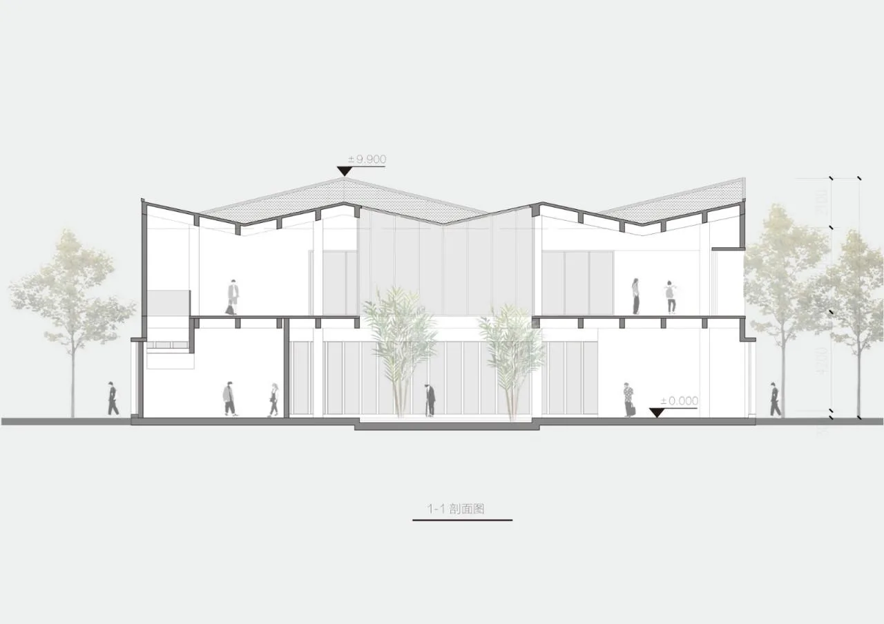 BIM Architecture | Qionglai Art Museum/Relative Architecture