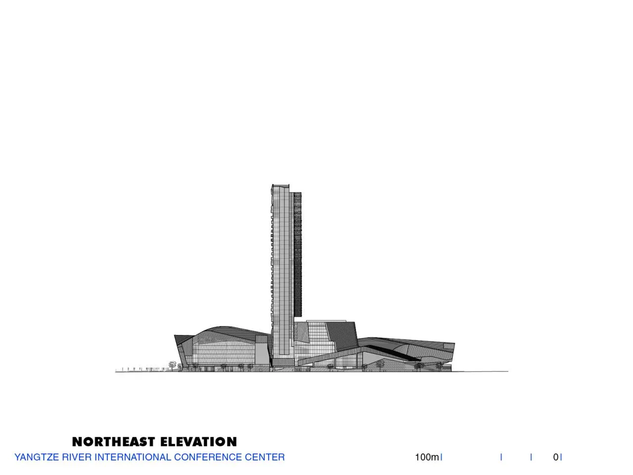 BIM Architecture | Yangtze River International Convention Center/Morphosis