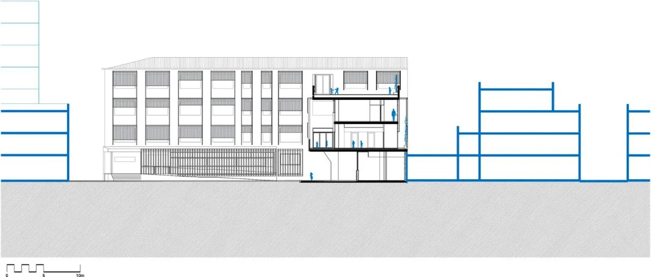 BIM Architecture | Primary School Expansion: Mar Bella School/SUMO arquitectes