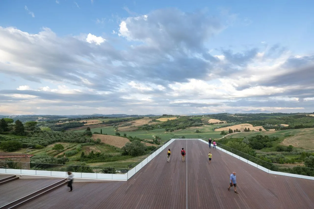 BIM Architecture | Tuscany 'Valley Floating Bridge'/New Works by MC A