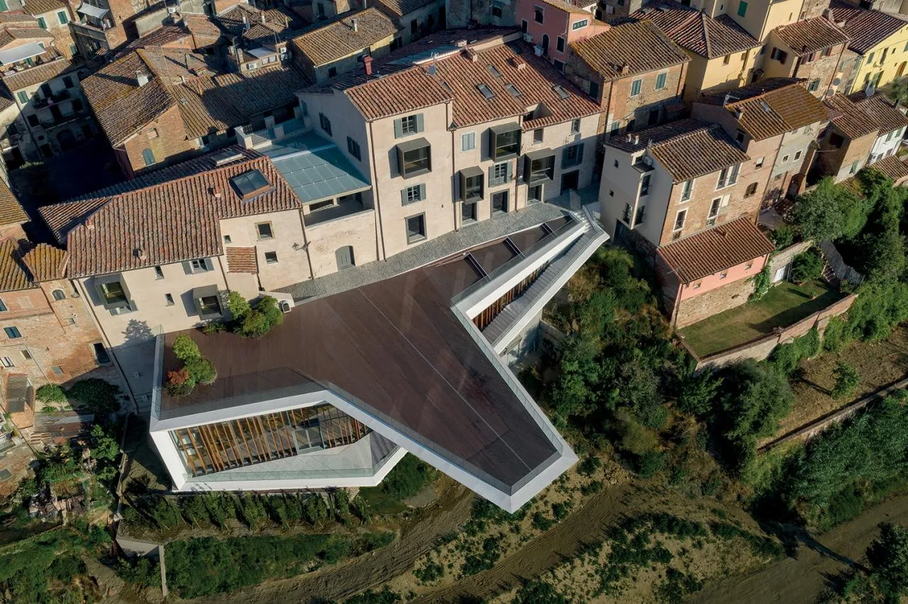 BIM Architecture | Tuscany 'Valley Floating Bridge'/New Works by MC A