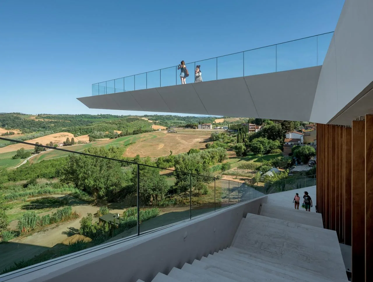 BIM Architecture | Tuscany 'Valley Floating Bridge'/New Works by MC A