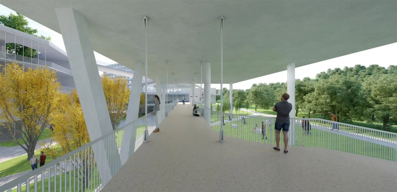 BIM Architecture | Mountain School: Shenzhen No.33 Senior High School (Bid Candidate)/Shanghai Huadu Architectural Planning and Design Co., Ltd