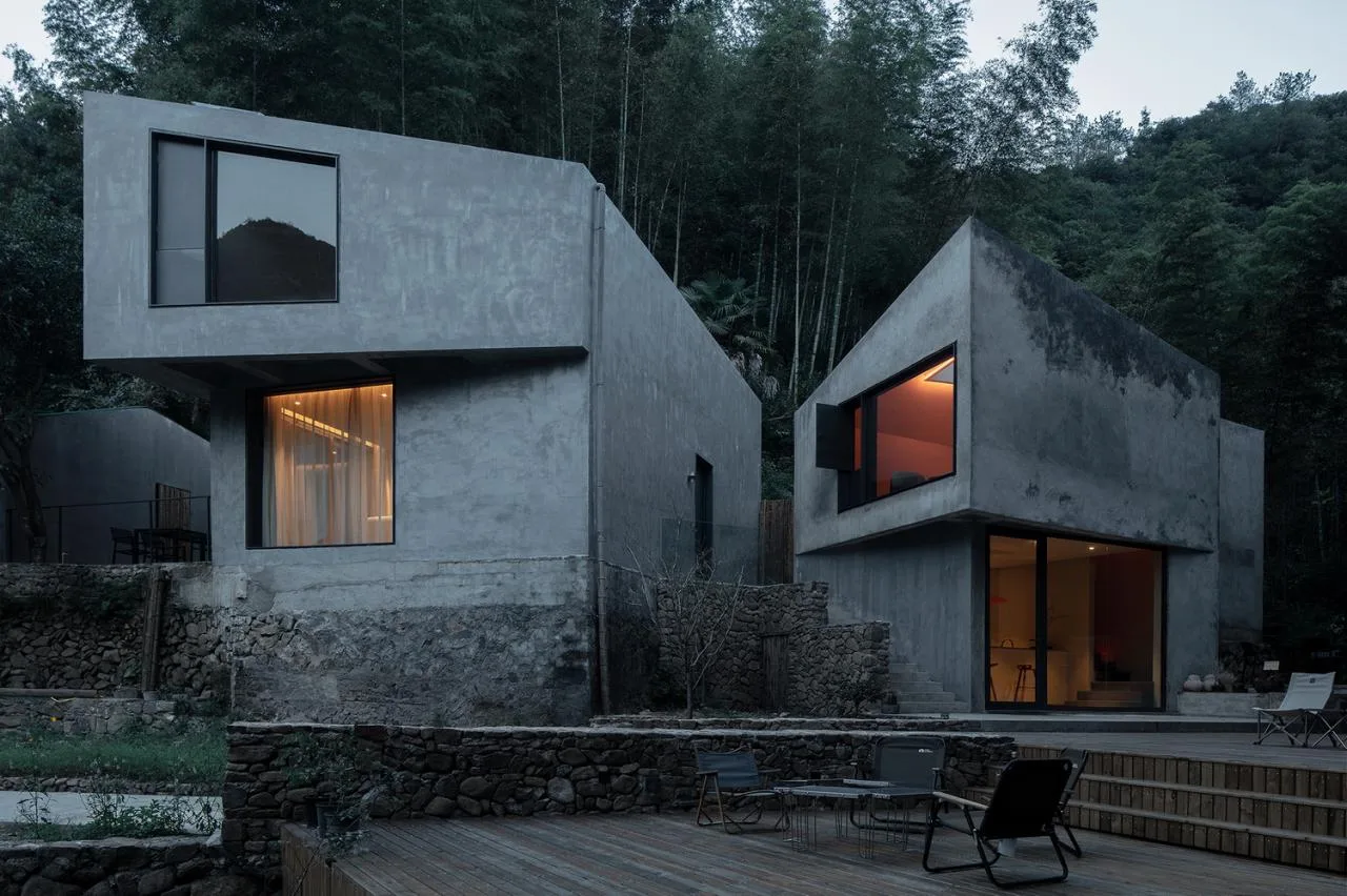BIM Architecture | Tonglu Liuyun Township Villa, Hidden Secret Realm in the Mountains/MDO Mujun Architectural Design