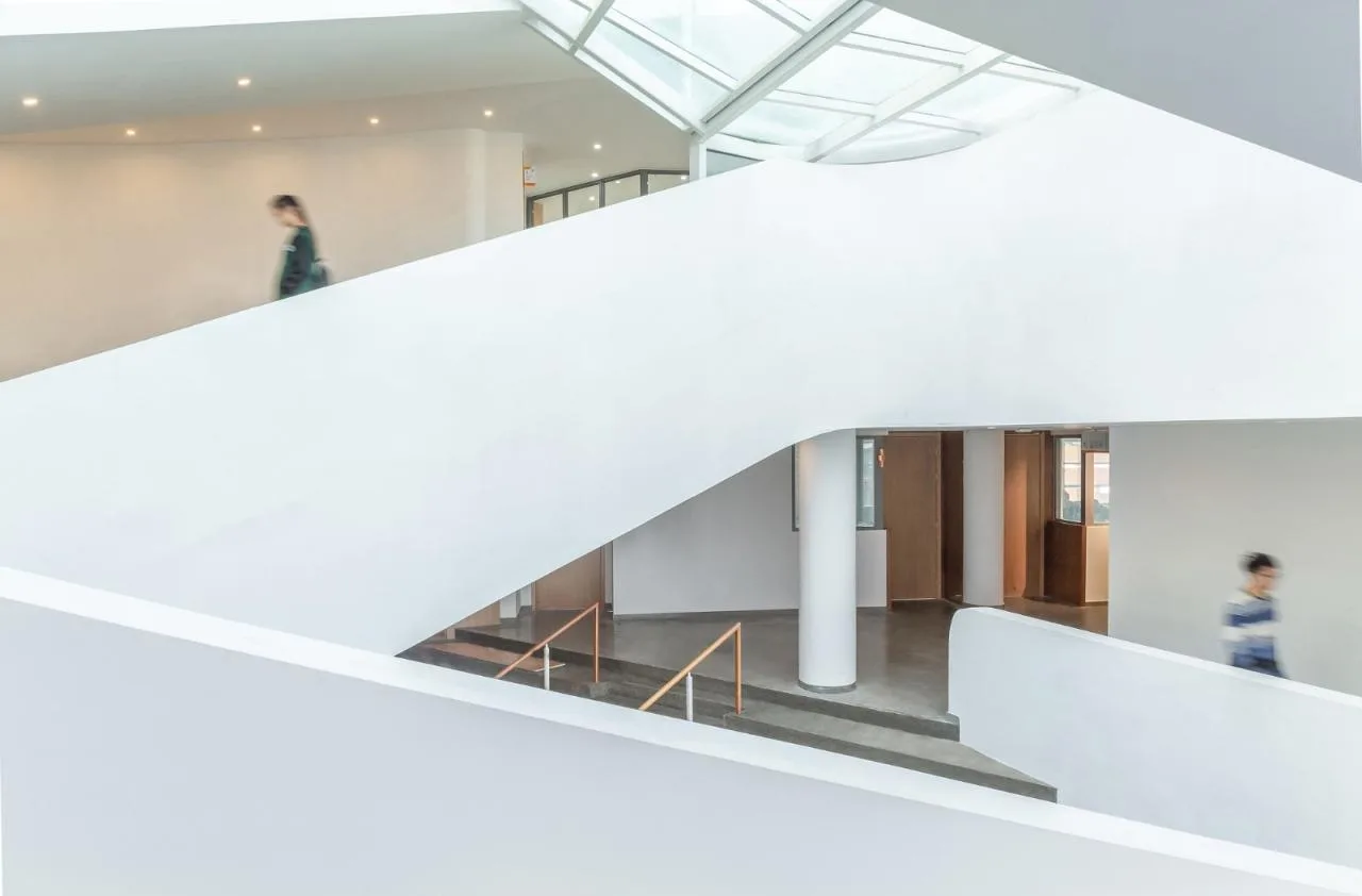 BIM Architecture | Bridge Teaching Building - Yancheng Foreign Language School Innovation Center/General Architecture