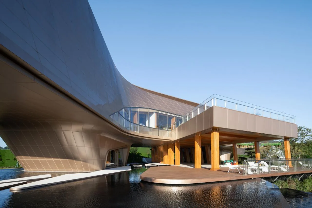 BIM Architecture | Integrated Design of Wooden Construction | Yibin Bai Lan Aesthetics Museum: How does architecture grow on the ground?