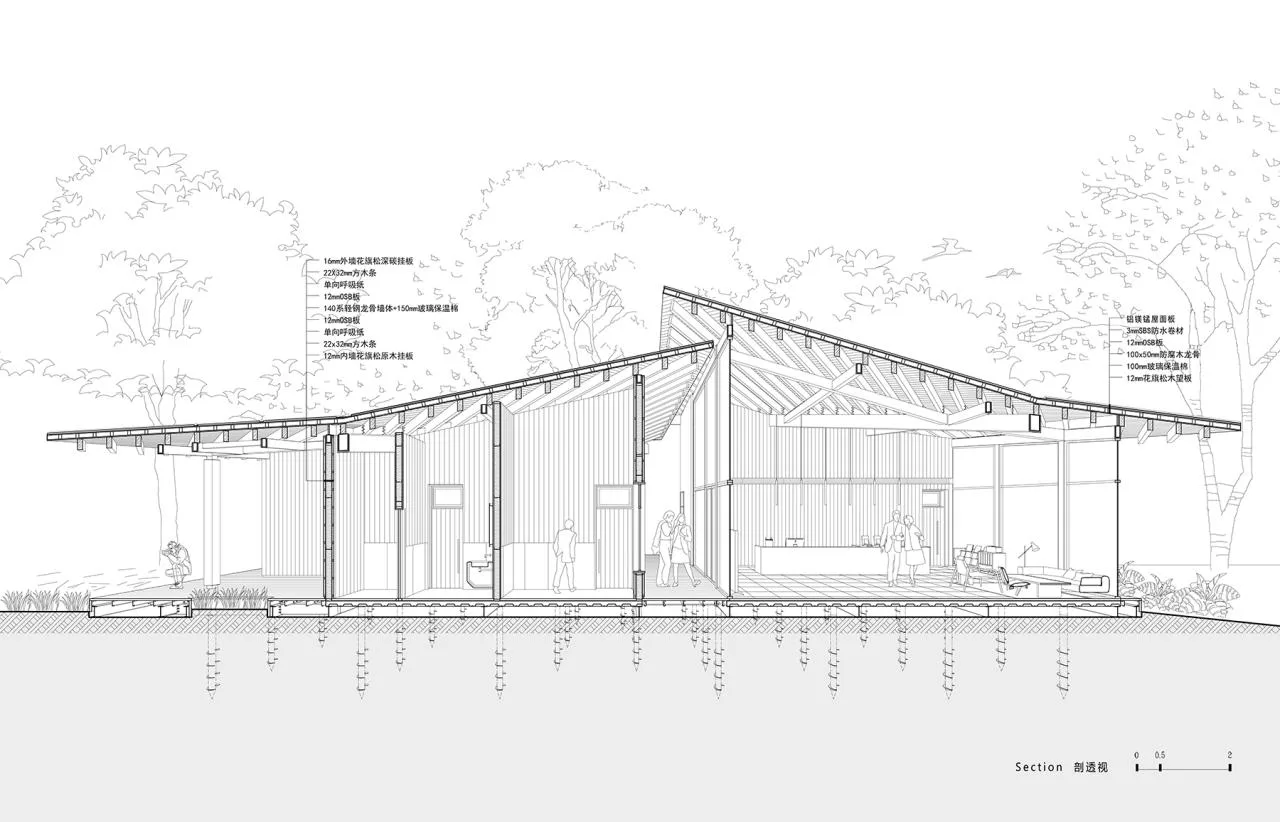 BIM Architecture | Fuyang Yangpi Lake Wetland Reception Center/Jianlin Architectural Design Firm