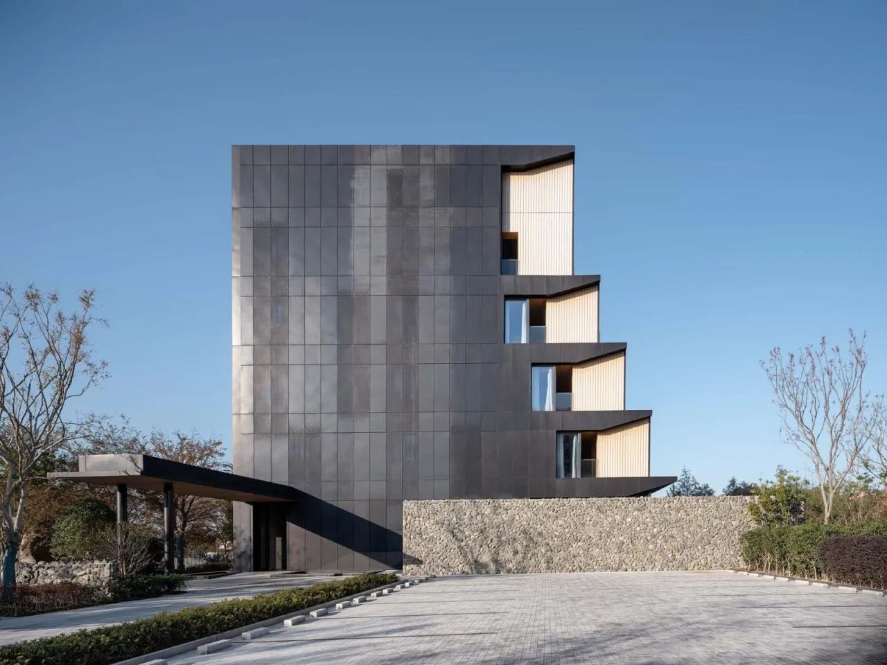 BIM Architecture | Jieyu Jian Hotel/Xinshi Jian Design Firm
