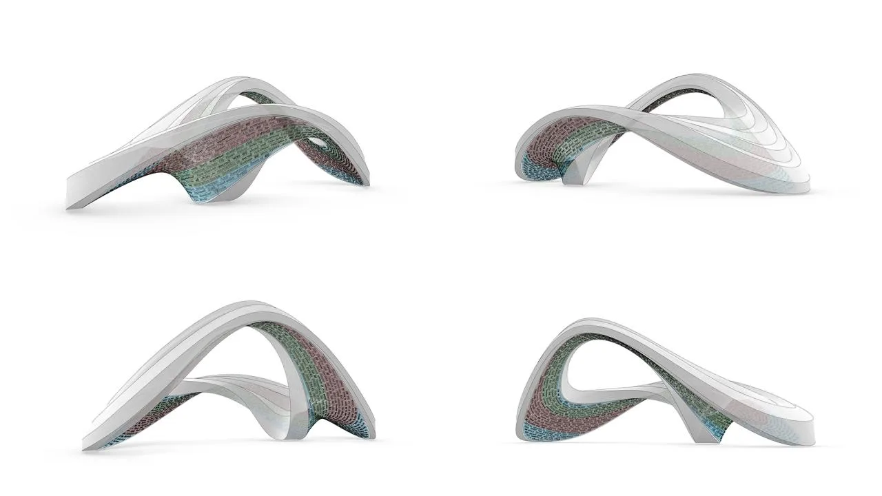 BIM Architecture | "Endless" - Public Art Works Commemorating the 80th Anniversary of Beijing Foreign Studies University/New Works by Hu Quanchun