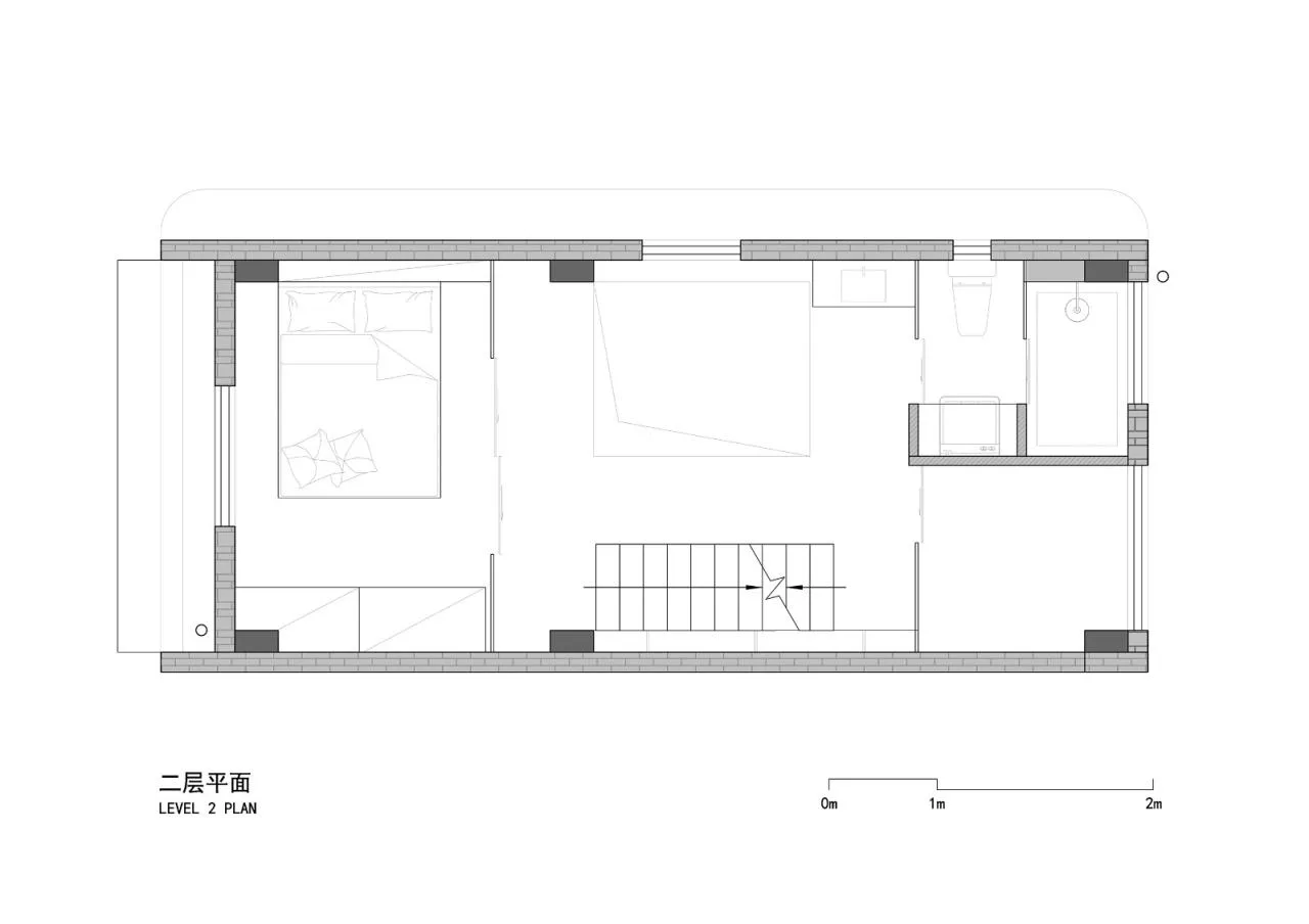 BIM building | 80 square meter cabin renovation: One stack/original building