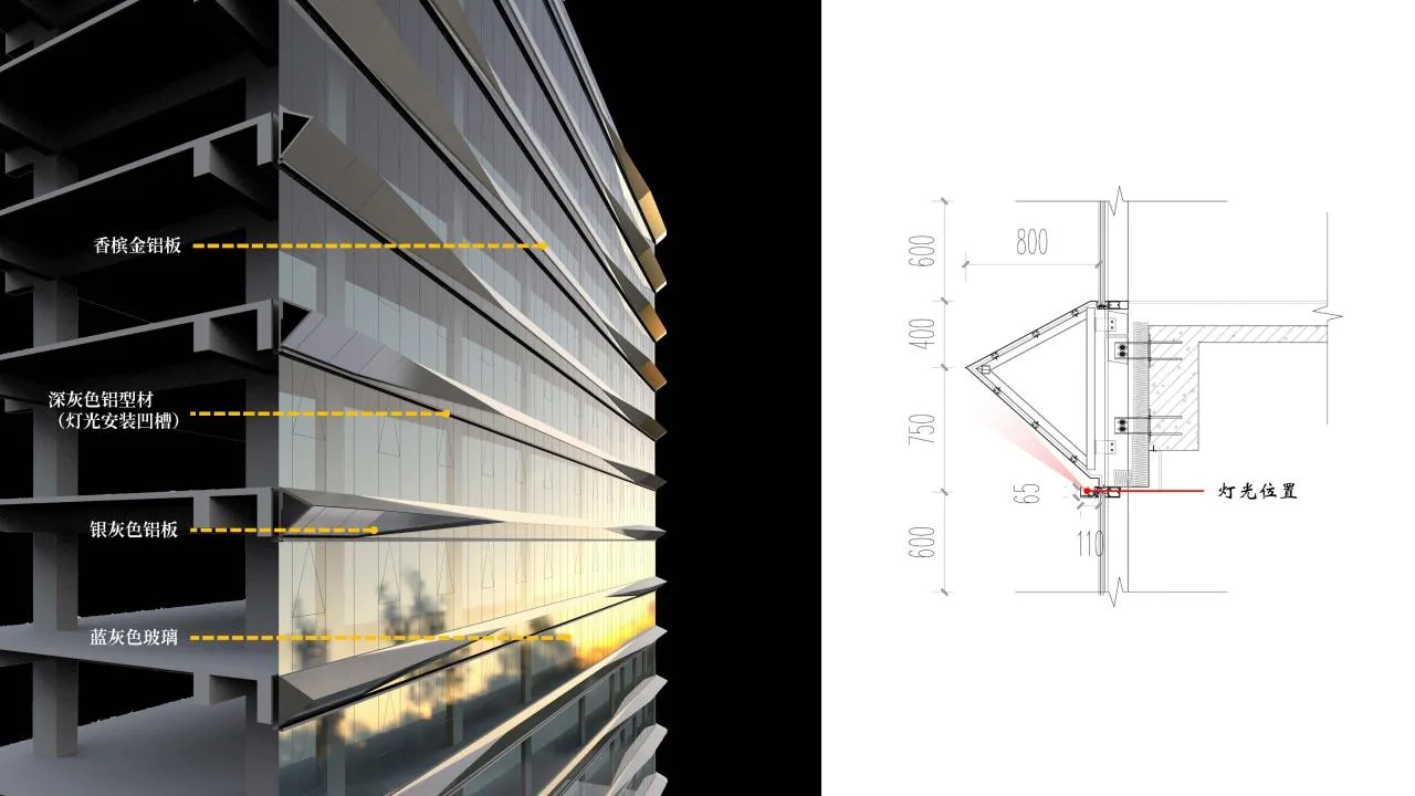 BIM Architecture | Flow Facade Balance Square Volume: Nanjing Jindiwei New▪ Yuhua Innovation Center/Chengzhi Design