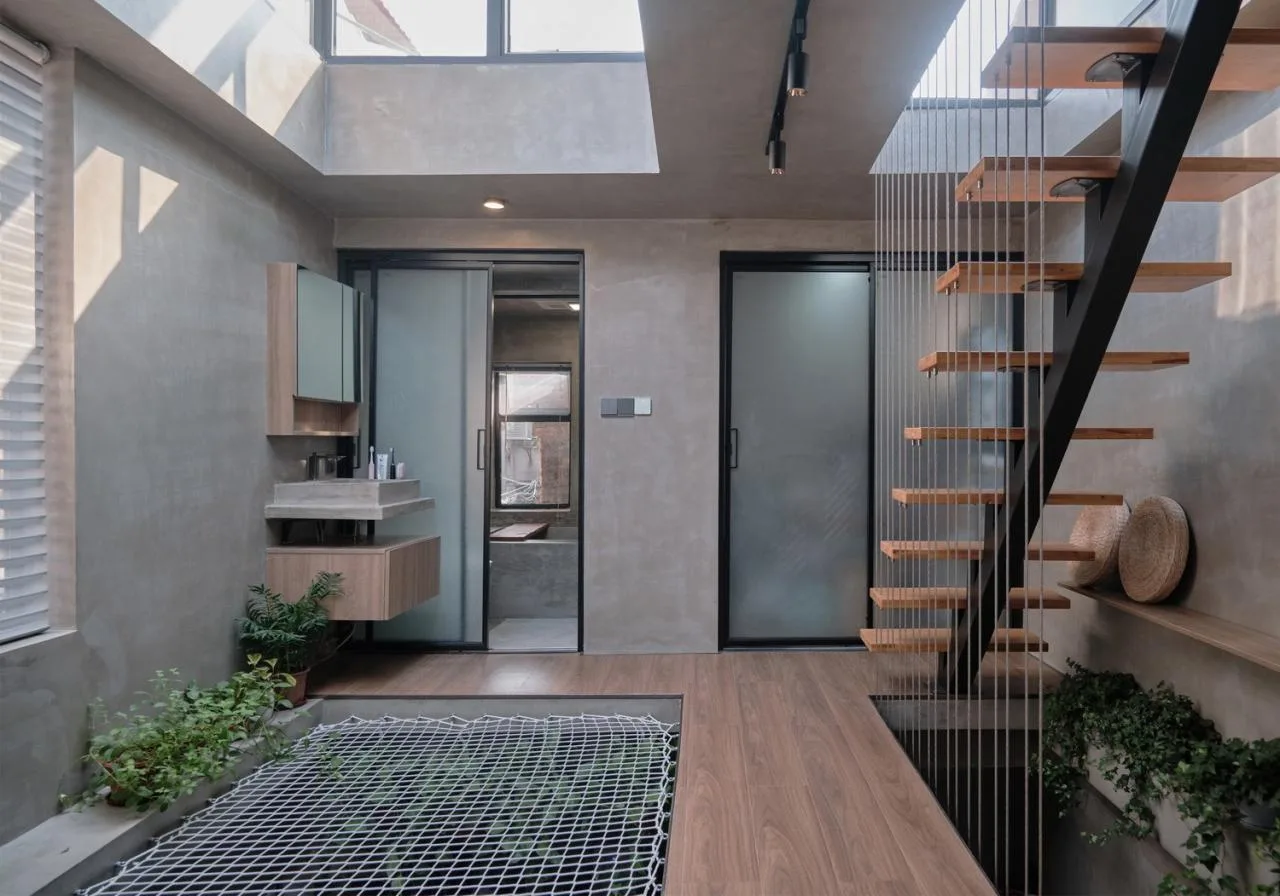 BIM building | 80 square meter cabin renovation: One stack/original building