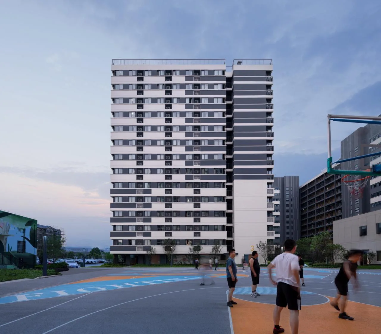 BIM Architecture | 'Living with a Residence' Experimental Site: Youchao International Apartment Community East Economic Development Zone Branch/Shanghai Riqing