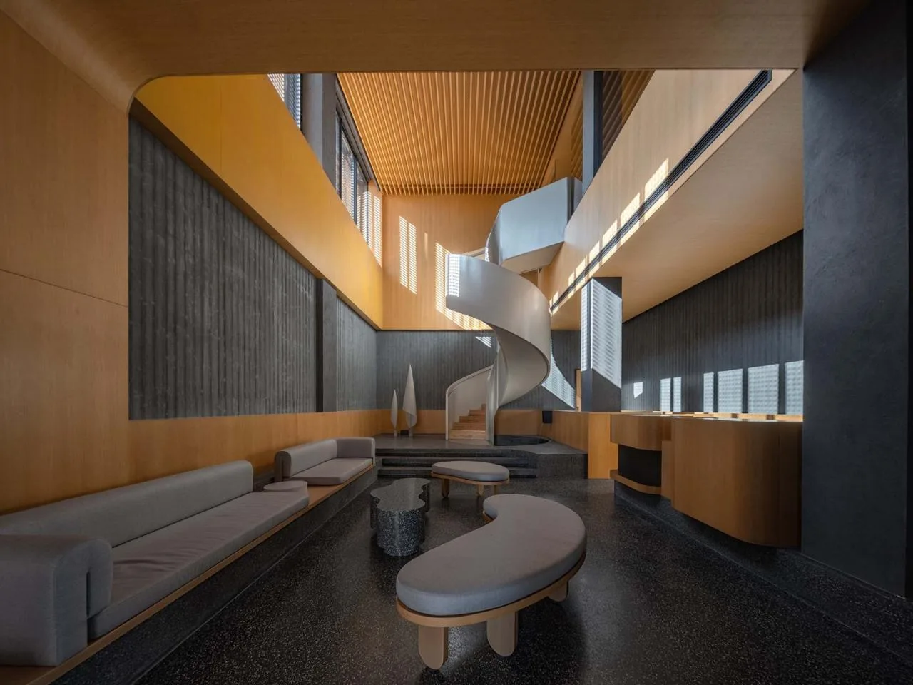 BIM Architecture | Jieyu Jian Hotel/Xinshi Jian Design Firm