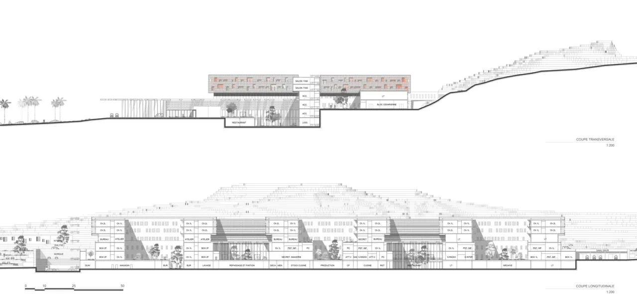 BIM Architecture | Tangier University Hospital/Hajji&  Elouali + Architecturestudio