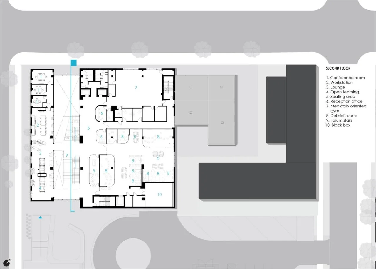BIM Architecture | D'Urville College Health Professional Center/CannonDesign