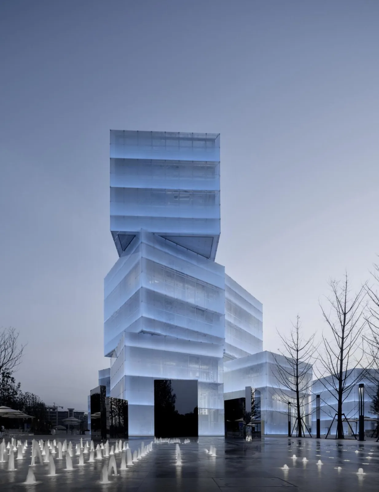 The large ice cube that 'lights up'