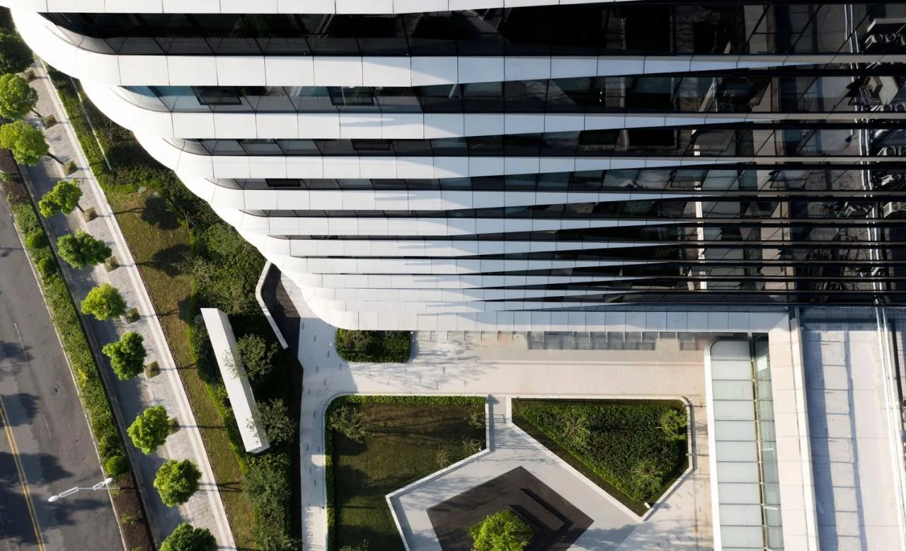 BIM Architecture | Flow Facade Balance Square Volume: Nanjing Jindiwei New▪ Yuhua Innovation Center/Chengzhi Design