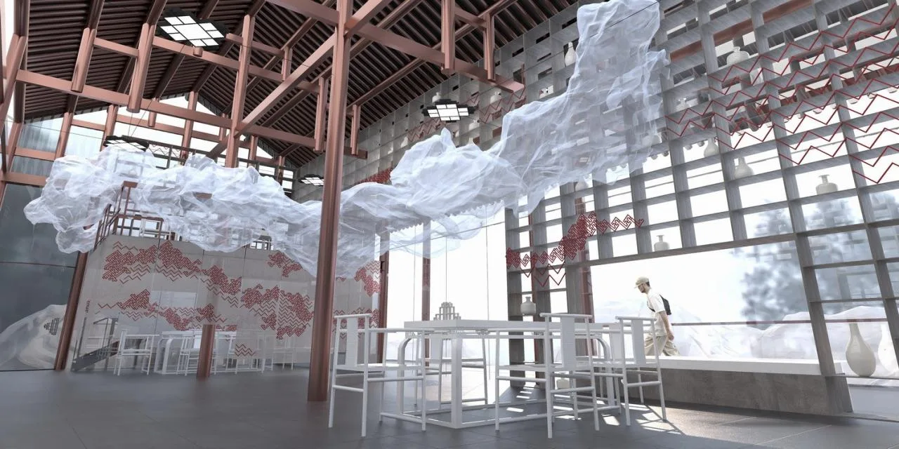 BIM Architecture | Leishan Cloud House: Scheme Design for Xijiang Qianhu Miao Village Cultural Center/Outsiders Architecture