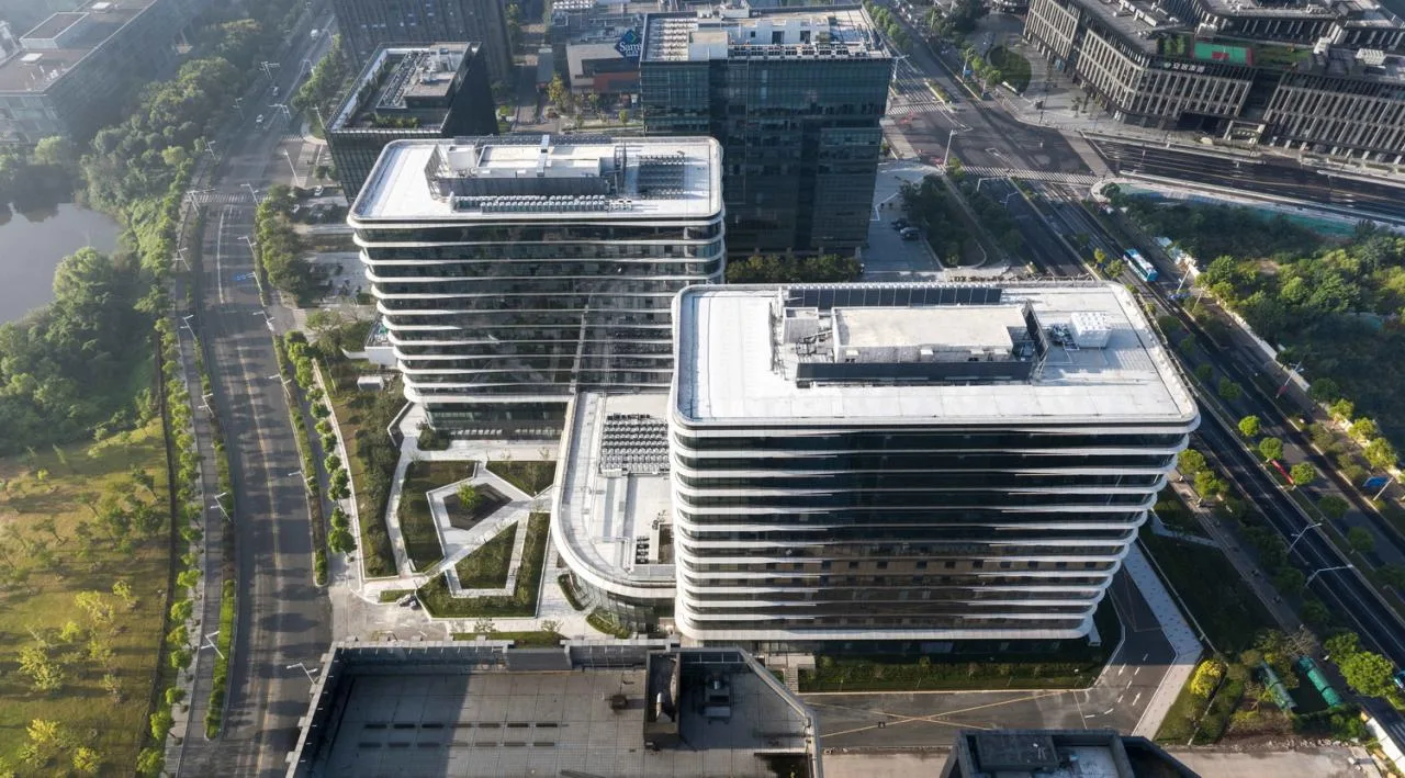 BIM Architecture | Flow Facade Balance Square Volume: Nanjing Jindiwei New▪ Yuhua Innovation Center/Chengzhi Design
