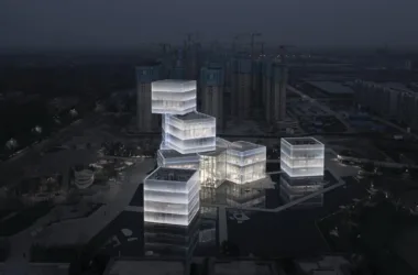 BIM Architecture: Exploring Zhongyuan Rongchuang Cultural Tourism City’s Magical Light, Shadows, and Giant Ice Sculptures by PROL Light Stone-BIM WORLD