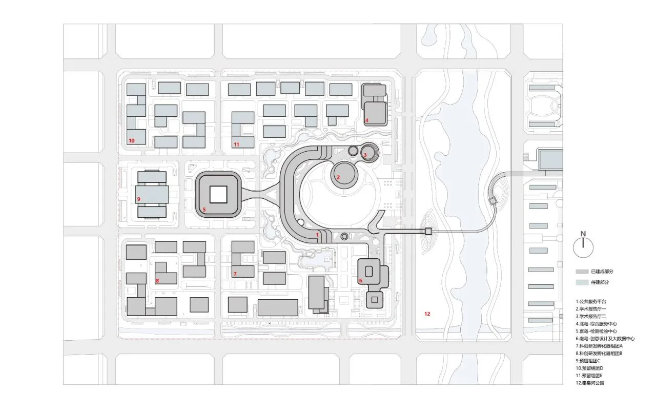 BIM Architecture | Rational Inclusiveness, Interrelated Symbiosis - Bohai Advanced Technology Research Institute/Zhejiang University Architectural Design and Research Institute