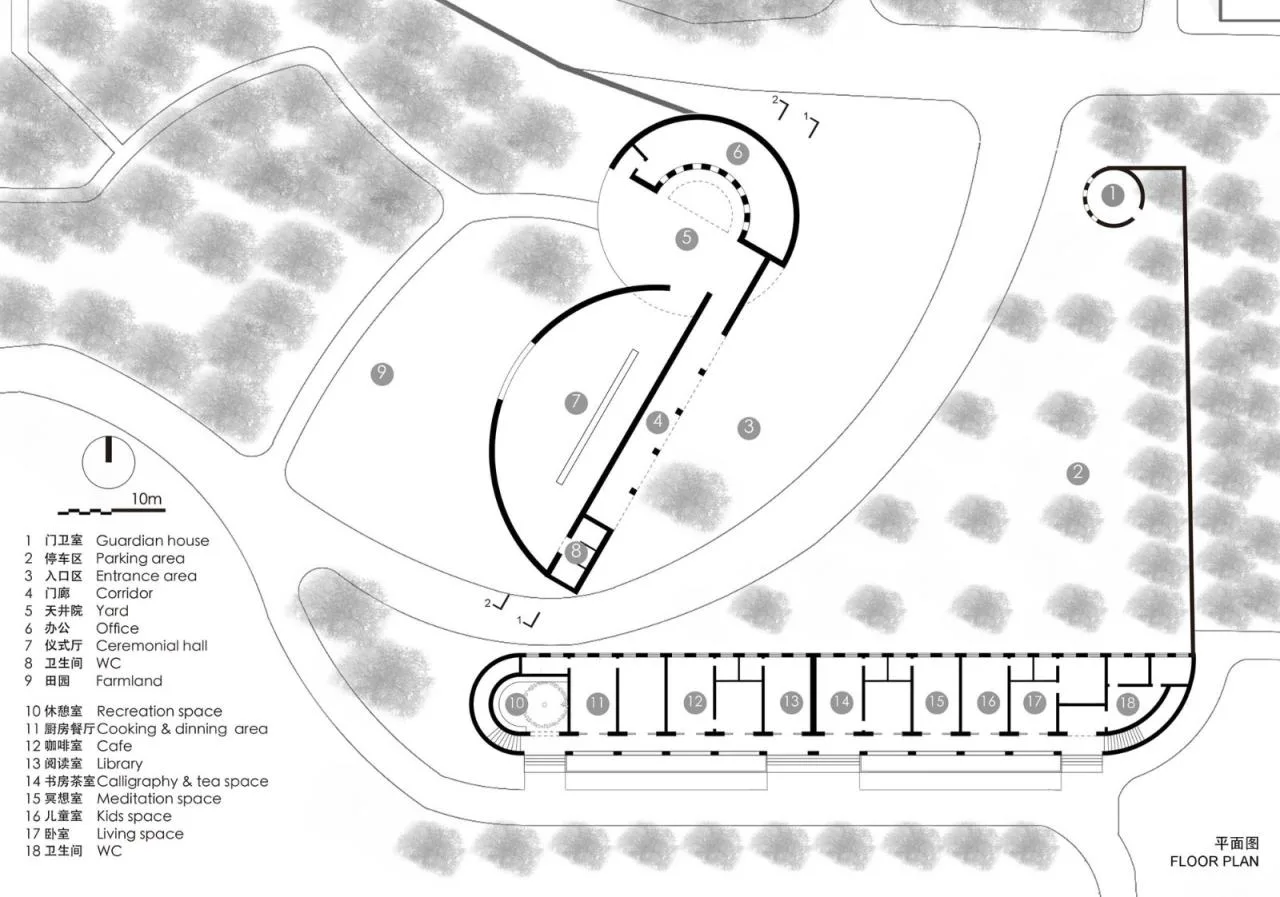 BIM Architecture | Lizigou Village Red Brick Natural Auditorium/KEYWORKS+Reng Architecture
