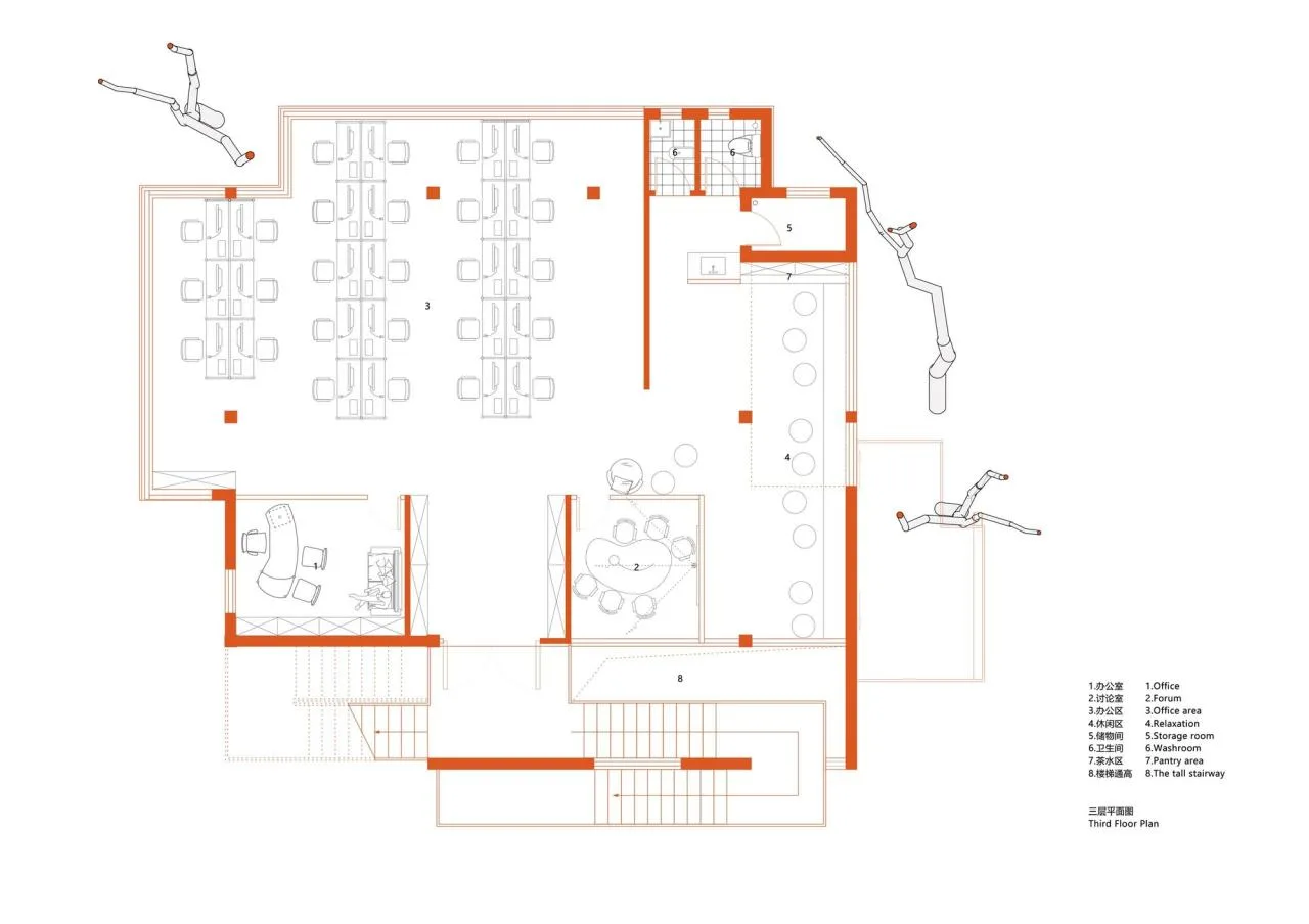 BIM Architecture | Yuanchang Construction Office Building Renovation/Zhixing Architectural Firm