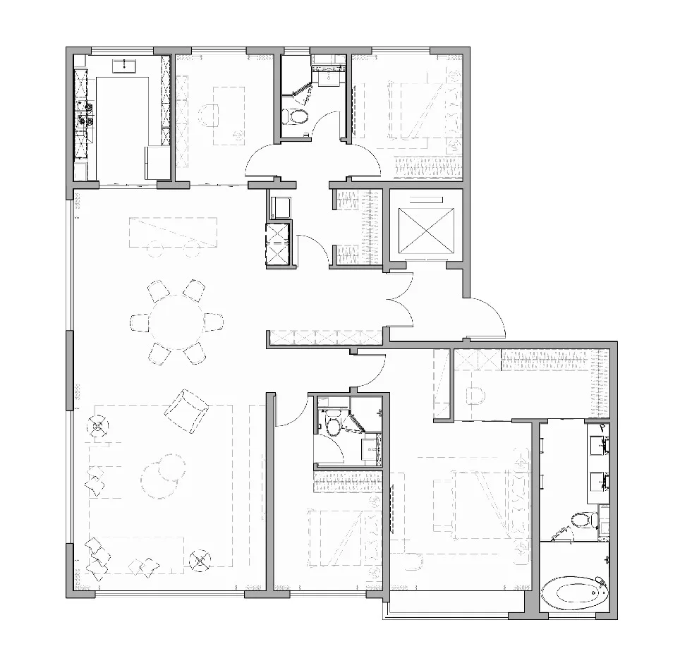 BIM Architecture | Luxury, Elegant, Minimalist: Shenyang Longhu Tianyi/Chengzhi Design