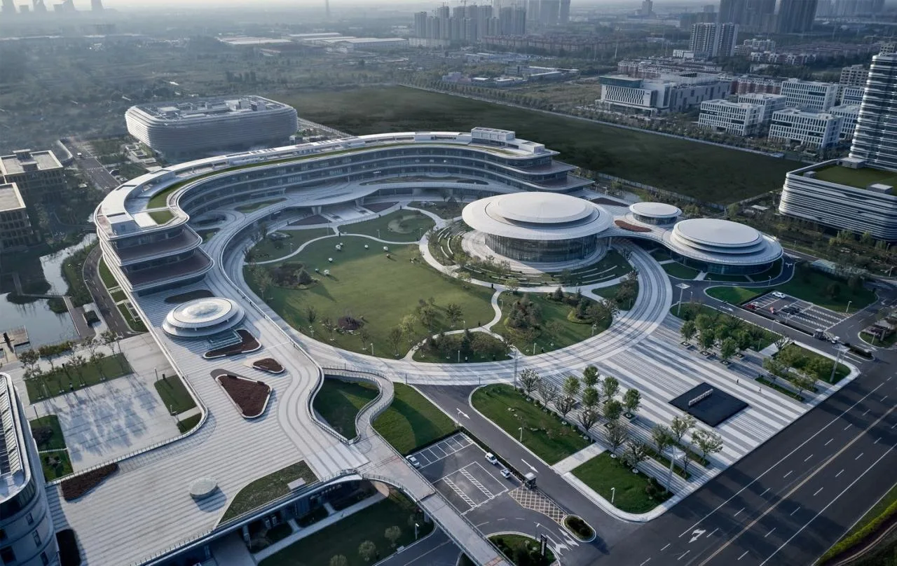 BIM Architecture | Rational Inclusiveness, Interrelated Symbiosis - Bohai Advanced Technology Research Institute/Zhejiang University Architectural Design and Research Institute