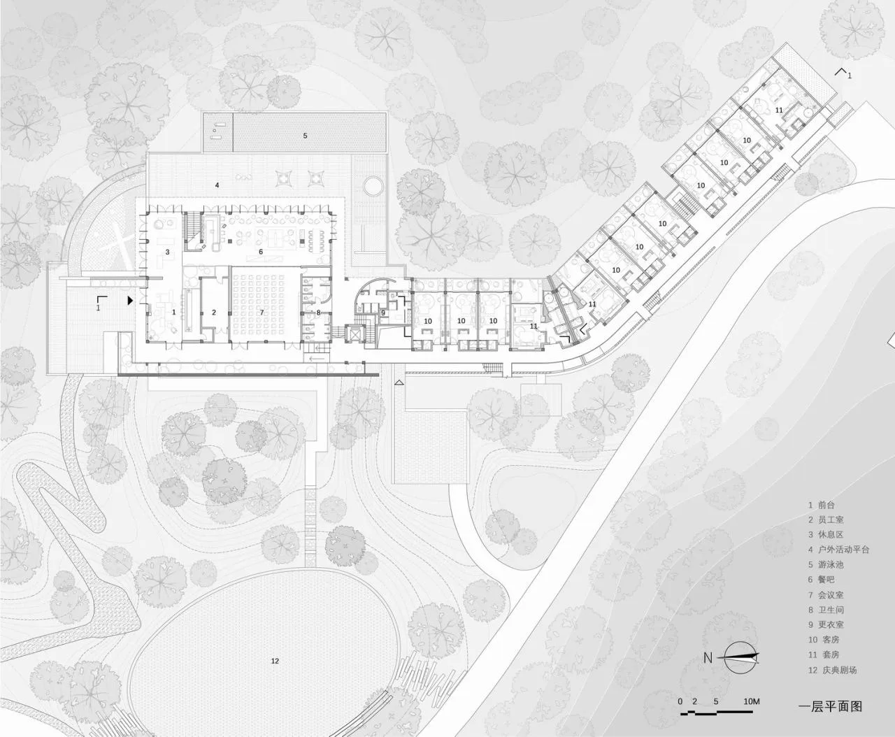 BIM Architecture | Chongqing Yufengshan Slow House • Qingmai Manor Architectural Design/IDO Yuanxiang Architecture