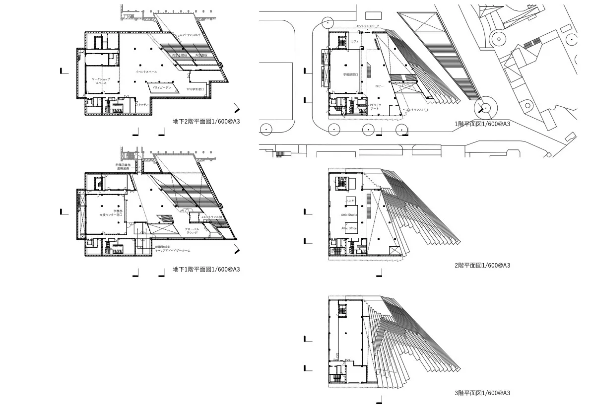 BIM Architecture | Hisao& Co., Tokyo Institute of Technology; Hiroko Taki Square/Kengo Kuma Architectural Firm