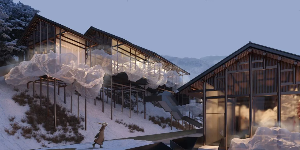 BIM Architecture | Leishan Cloud House: Scheme Design for Xijiang Qianhu Miao Village Cultural Center/Outsiders Architecture
