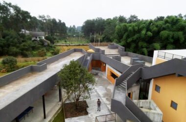 BIM Architecture: Mingting Rural Natural School by Vibrant and Splashing Architecture Studio-BIM WORLD