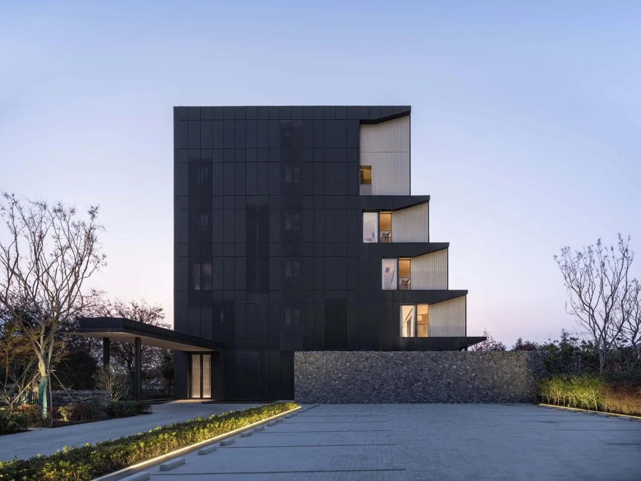 BIM Architecture | Jieyu Jian Hotel/Xinshi Jian Design Firm