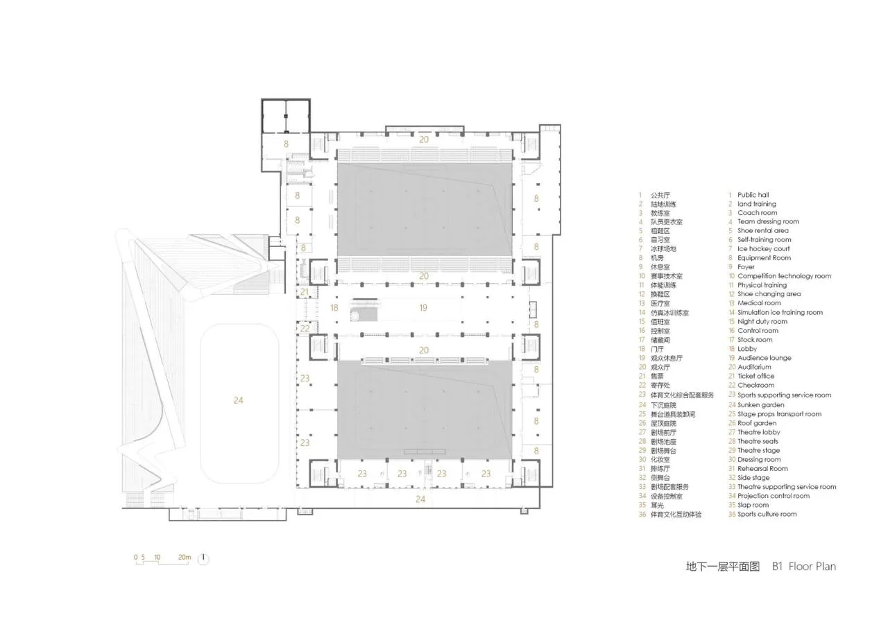 BIM Architecture | Beijing Wukesong Ice Sports Center/Zhu Xiaodi Studio