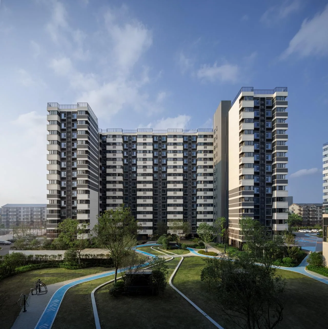 BIM Architecture | 'Living with a Residence' Experimental Site: Youchao International Apartment Community East Economic Development Zone Branch/Shanghai Riqing