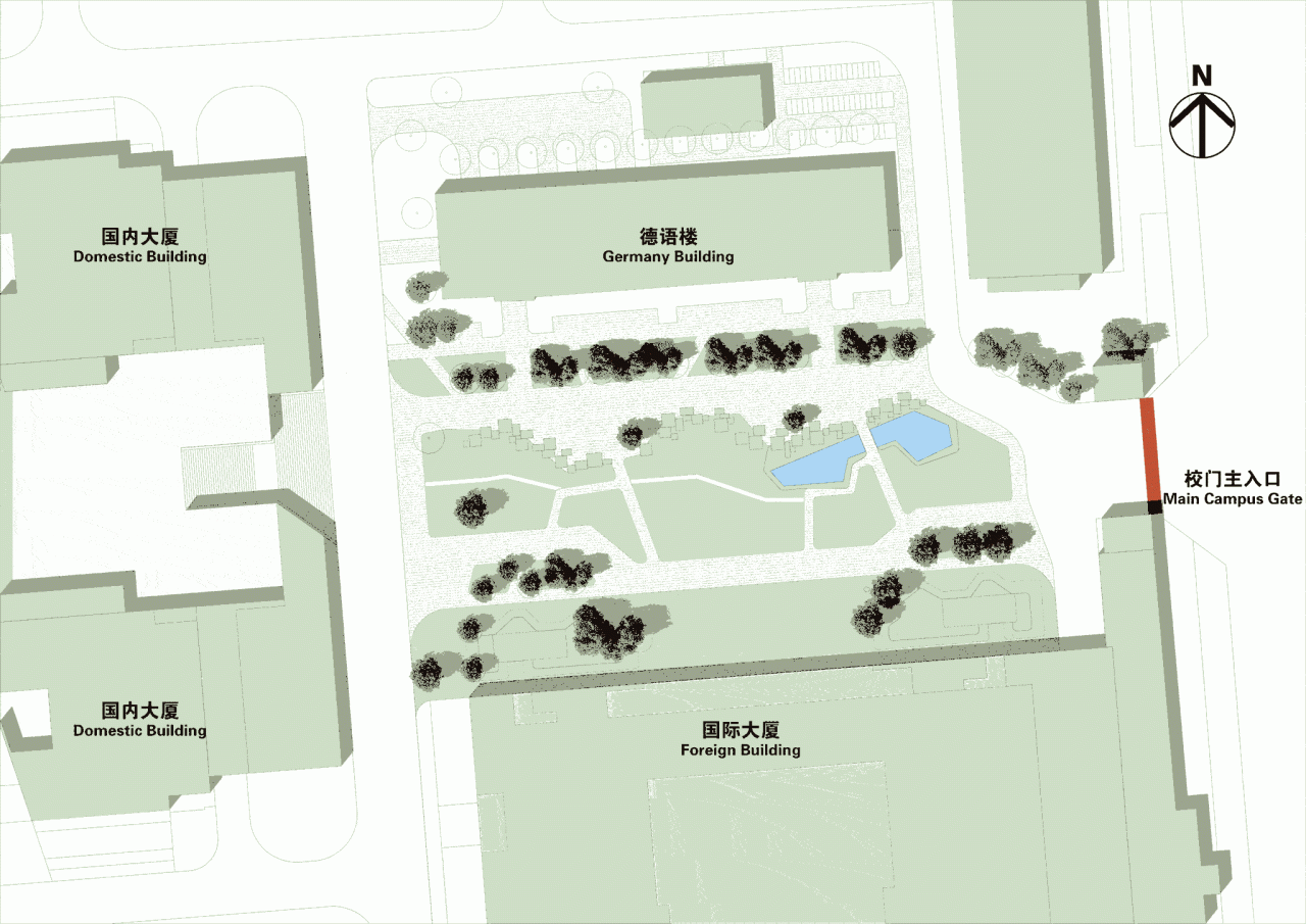 BIM Architecture | "Endless" - Public Art Works Commemorating the 80th Anniversary of Beijing Foreign Studies University/New Works by Hu Quanchun