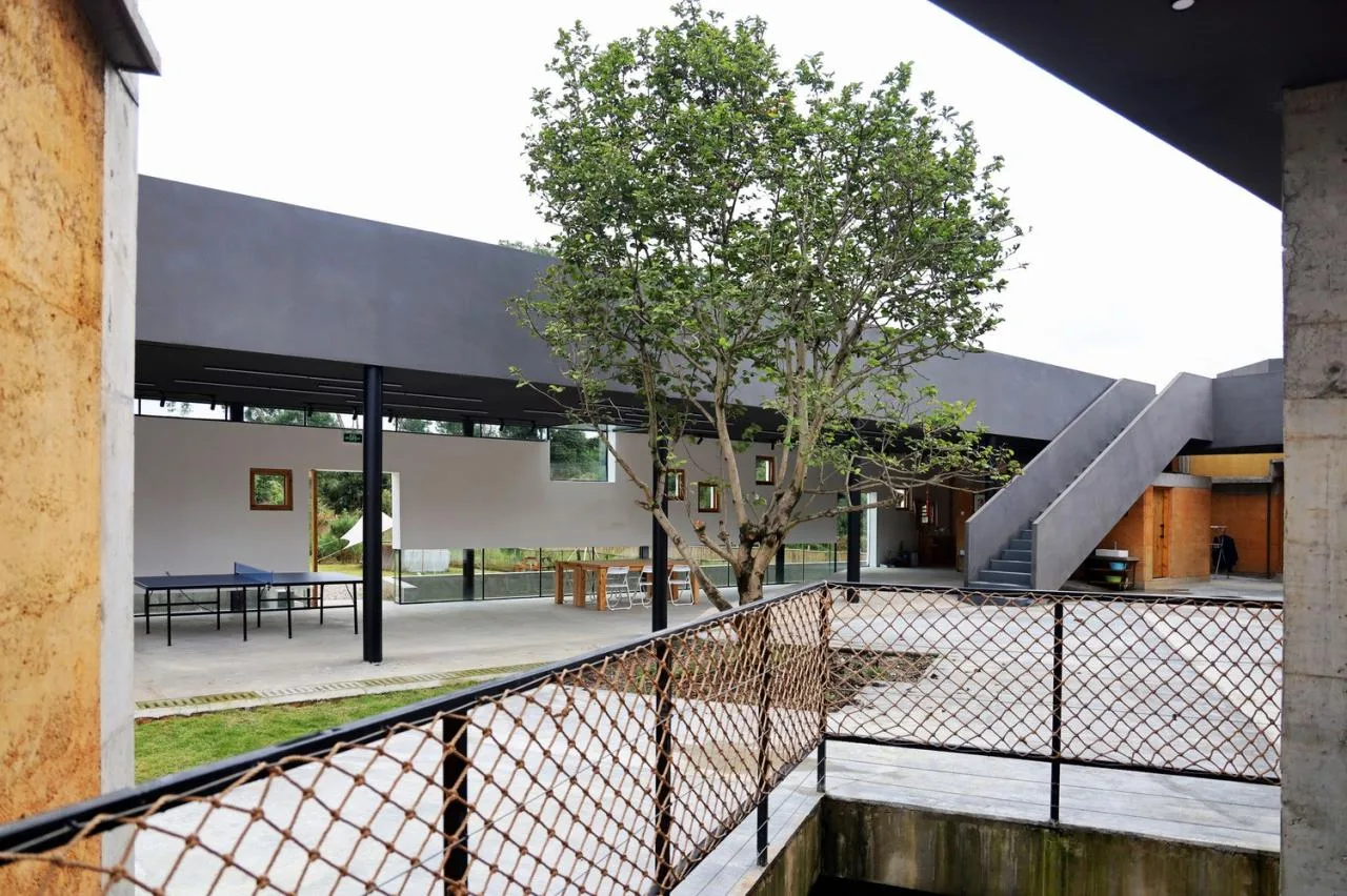 BIM Architecture | Mingting Rural Natural School/Vibrant and Splashing Architecture Studio