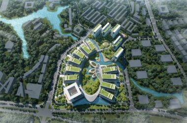 BIM Architecture at Dongguan University of Technology International Cooperation Innovation Zone by 10 Design-BIM WORLD