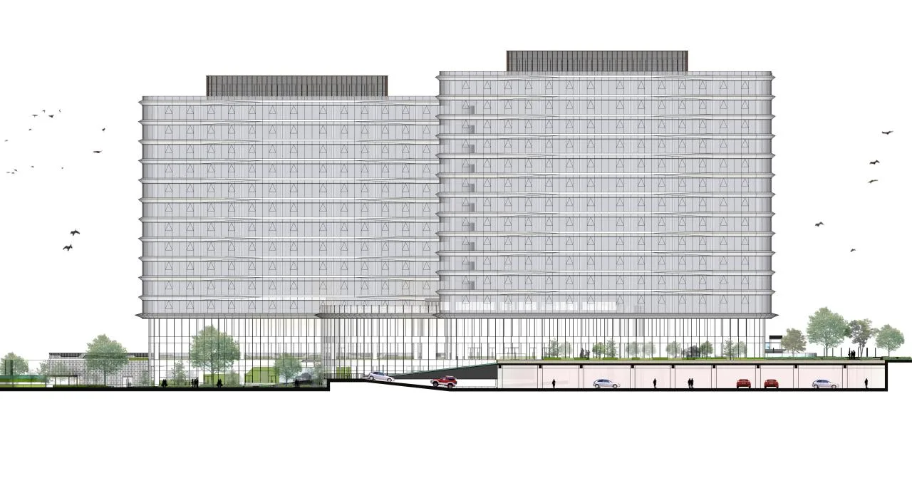 BIM Architecture | Flow Facade Balance Square Volume: Nanjing Jindiwei New▪ Yuhua Innovation Center/Chengzhi Design